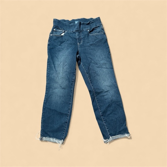 JAG Jeans Womens's Classic Stretchy Blue Straight Jeans - Picture 2 of 4